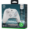 Powera advantage controller met kabel voor de xbox series x|s - poolijs (wit blauw, xbox series x|s, xbox one, pc)