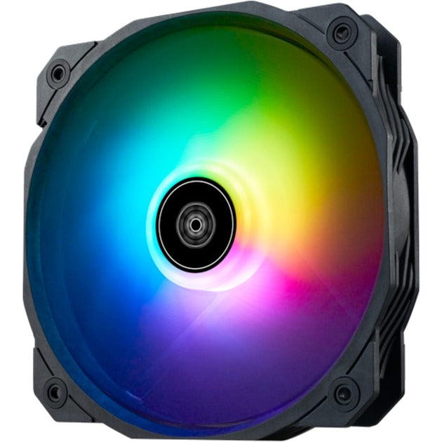 Silverstone shark force 160 argb case fan (zwart, 160 x 160 x 25 mm, pwm)