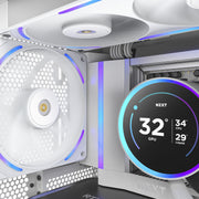 Nzxt f140x rgb case fan (wit, 140 x 140 x 30 mm, pwm) - afbeelding 8