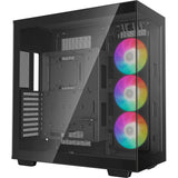 Deepcool ch780 midi tower behuizing (zwart | 4x usb-a | 1x usb-c | rgb | tempered glass) - afbeelding 4