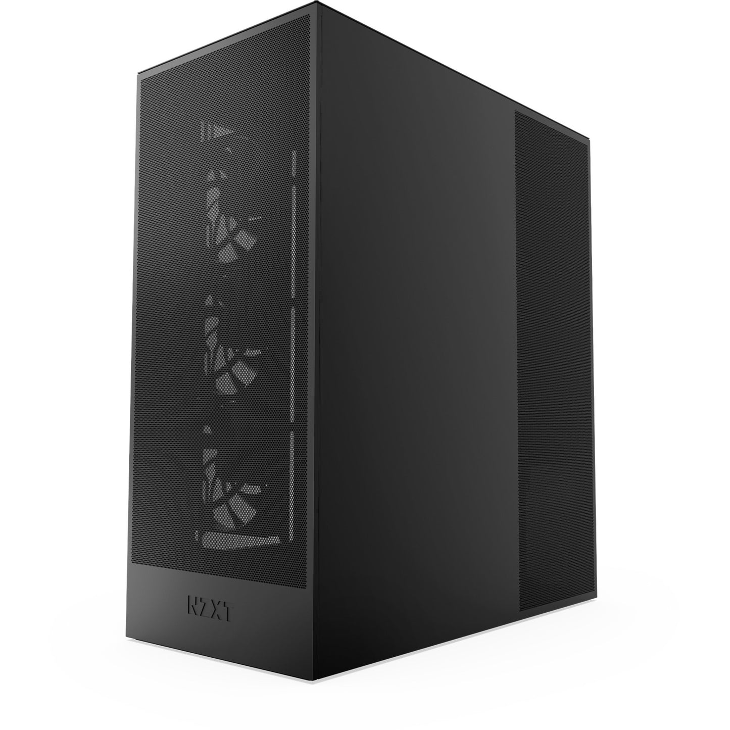 Nzxt h7 flow (2024) midi tower behuizing (zwart | 2x usb-a | 1x usb-c | tempered glass)