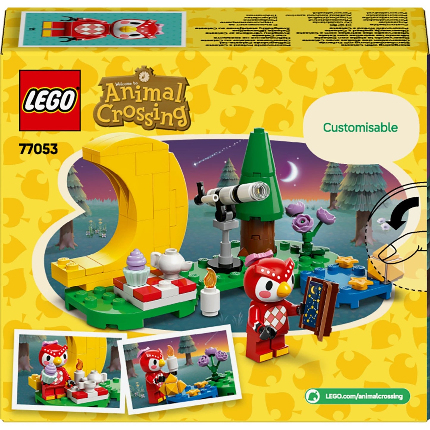 Lego animal crossing 77053 sterrenkijken met celeste