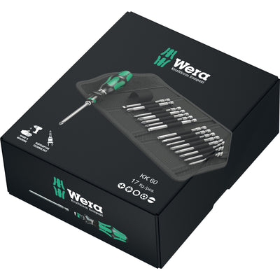 Wera bitset kraftform kompakt 60 (17-delig)