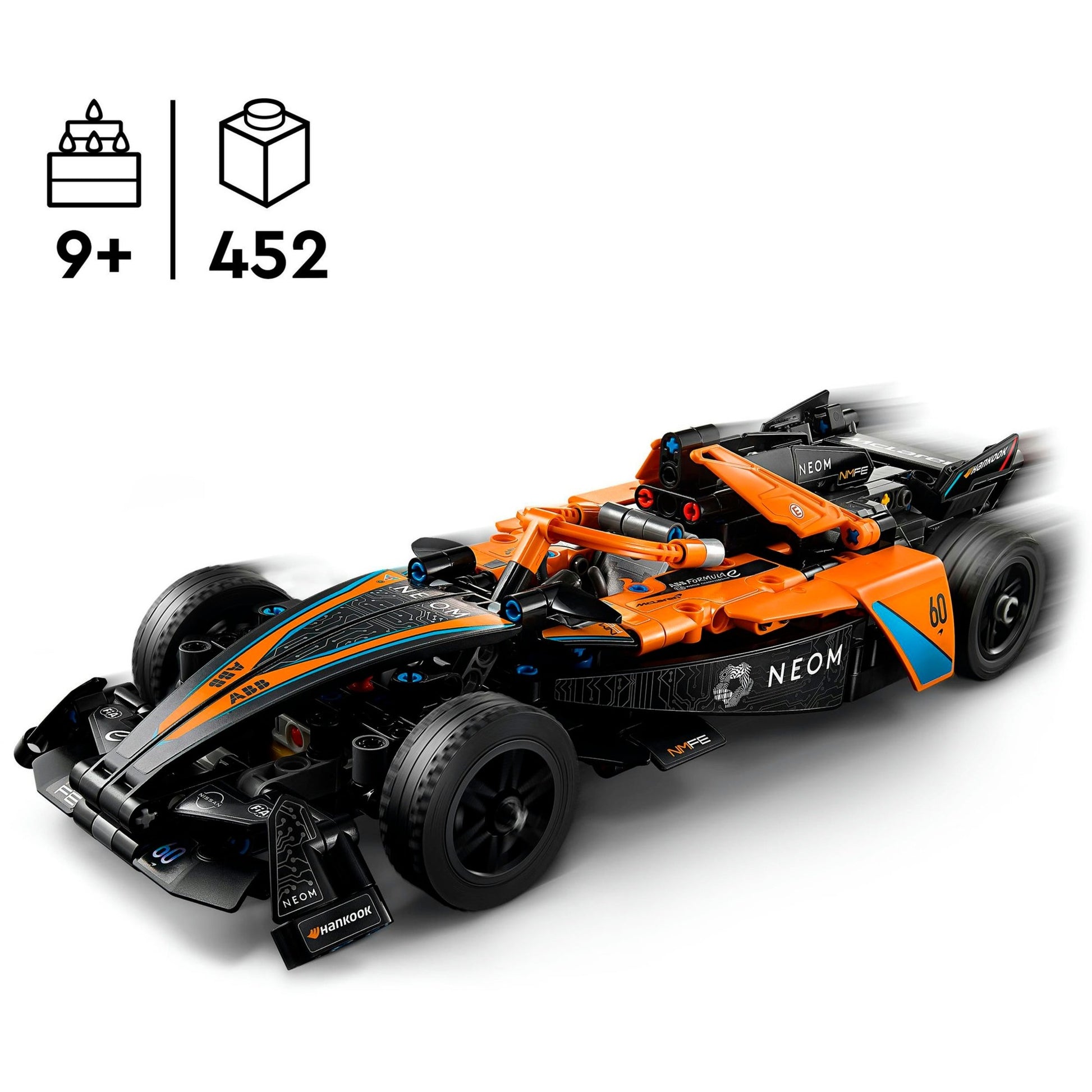 Lego technic 42169 neom mclaren formula e racewagen
