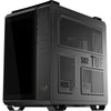 Asus tuf gaming gt502 horizon argb midi tower behuizing (zwart | 3x usb-a | 1x usb-c | tempered glass)
