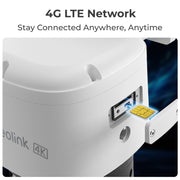 Reolink trackmix g770 + solar panel 2 beveiligingscamera (wit zwart, 4k 8mp uhd, 4g lte, incl. zonnepaneel) - afbeelding 5