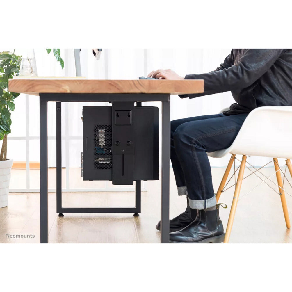Neomounts pc bureausteun nm-cpu100black houder (zwart)