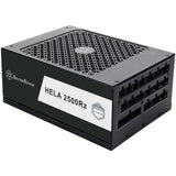 Silverstone hela 2500r 2500 watt voeding (zwart, 4x 12v-2x6, 7x pcie) - afbeelding 1