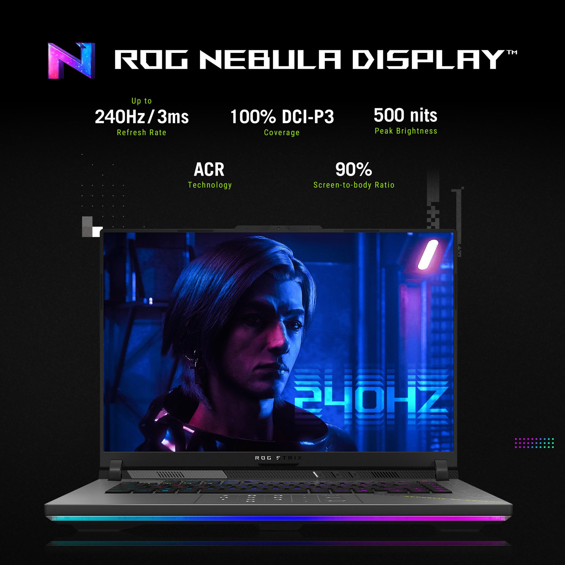 Asus rog strix g16 g614pp-s5076w 16 gaming laptop (grijs | r9 8940hx | rtx 5070 | 32 gb | 1 tb ssd)
