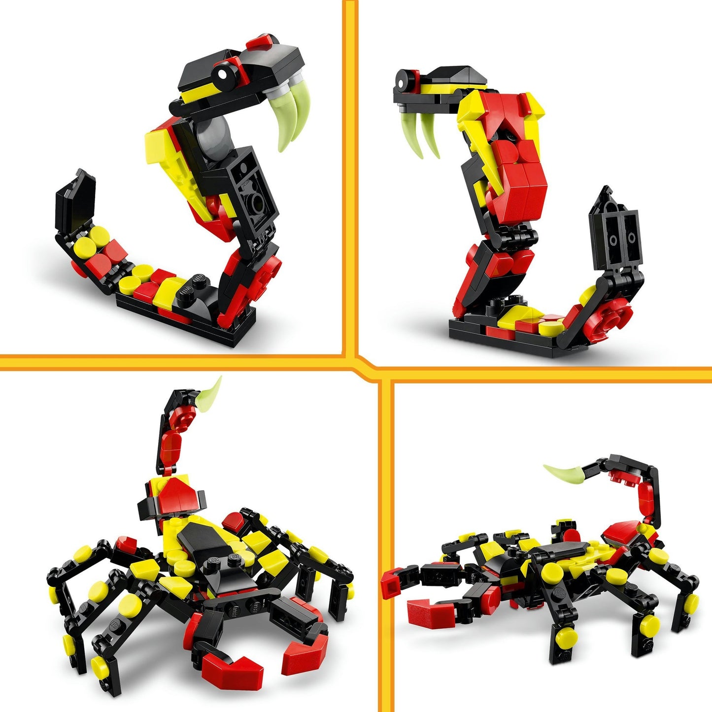 Lego creator 3in1 wilde dieren: spannende spin - 31159