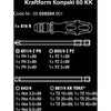 Wera kraftform kompakt 60 kk, 17-delig dopsleutel (zwart groen, bits met kogelkop)