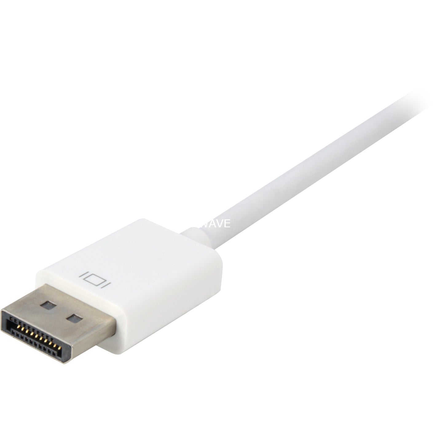 Sharkoon displayport 1.2 > dvi24+1 kabel (wit, 0,15 meter)