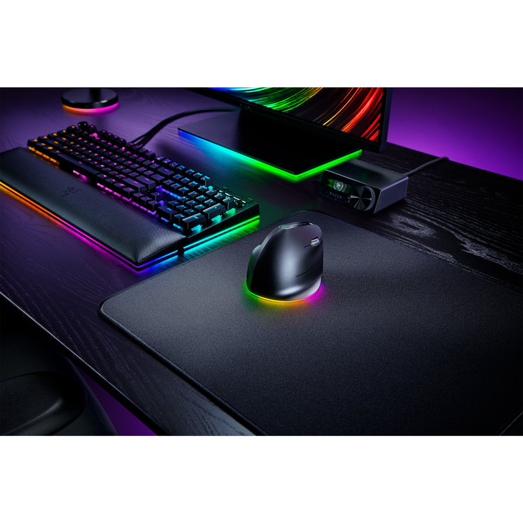 Razer pro click v2 vertical gaming muis (zwart, tot 30.000 dpi, usb-c bluetooth 2.4 ghz)