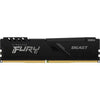 Kingston fury beast 8 gb ddr4-3200 (1x 8 gb) werkgeheugen (zwart, kf432c16bb 8, xmp 2.0)
