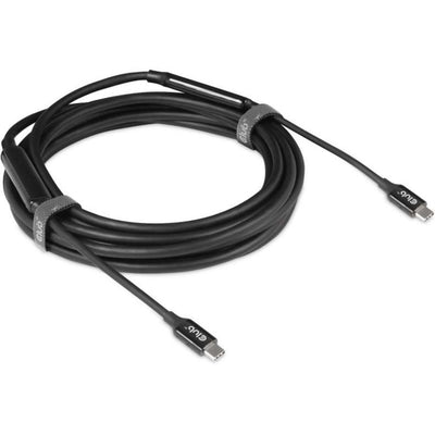 Club 3d actieve usb-c 3.2 gen 2 kabel (zwart, 5 meter, 8k 60hz)