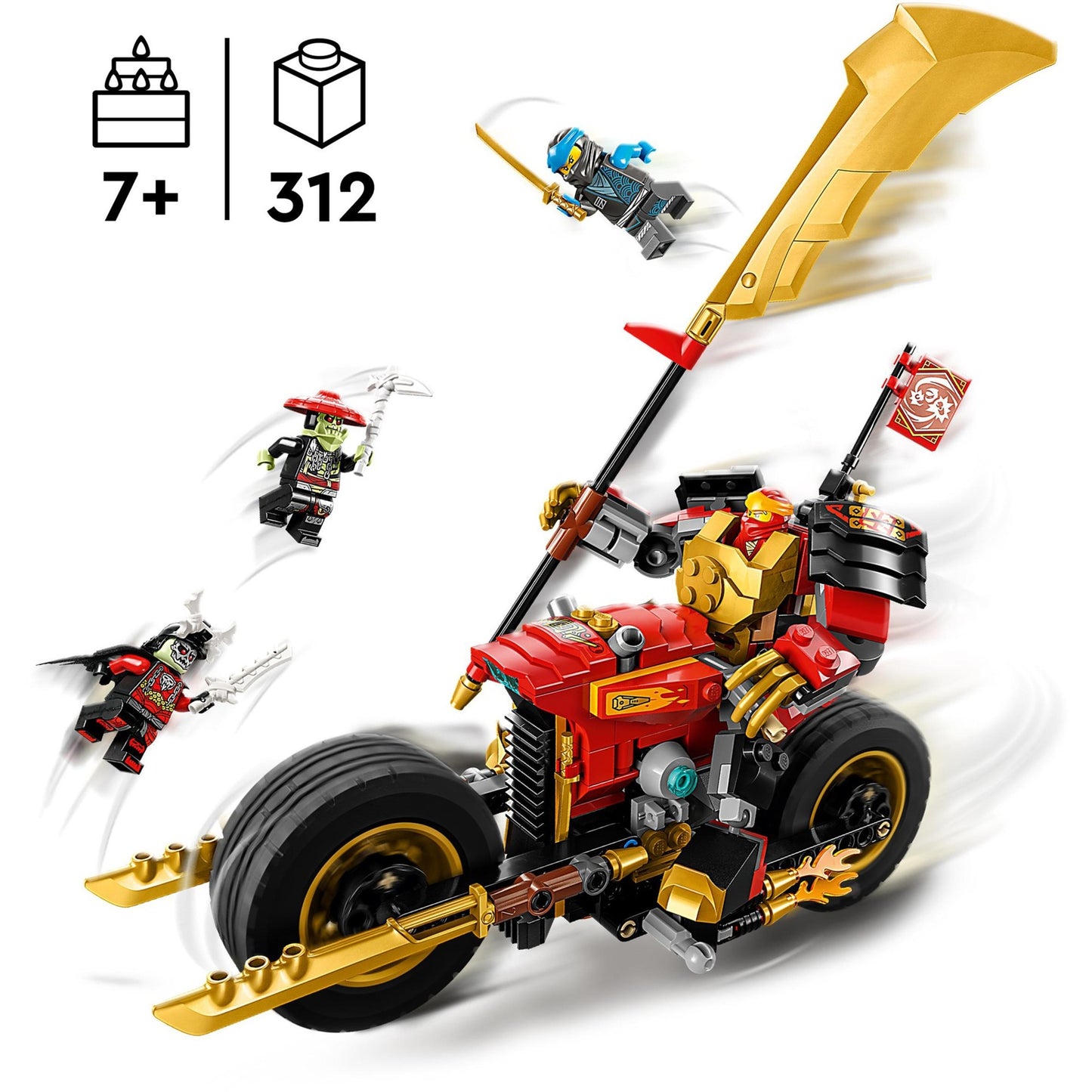 Lego ninjago - kai’s mech rider evo constructiespeelgoed (71783)