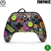 Powera advantage controller met kabel voor de xbox series x|s - fortnite: glow (neongroen, xbox series x|s, xbox one, pc) - afbeelding 12