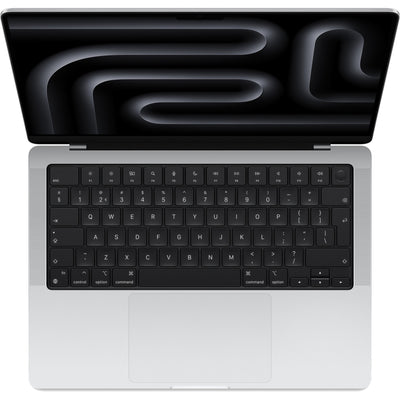 Apple macbook pro 2023 14 (mr7j3n a) refurbished laptop (zilver | m3 8 core | 10‑core gpu | 8 gb | 512 gb ssd)