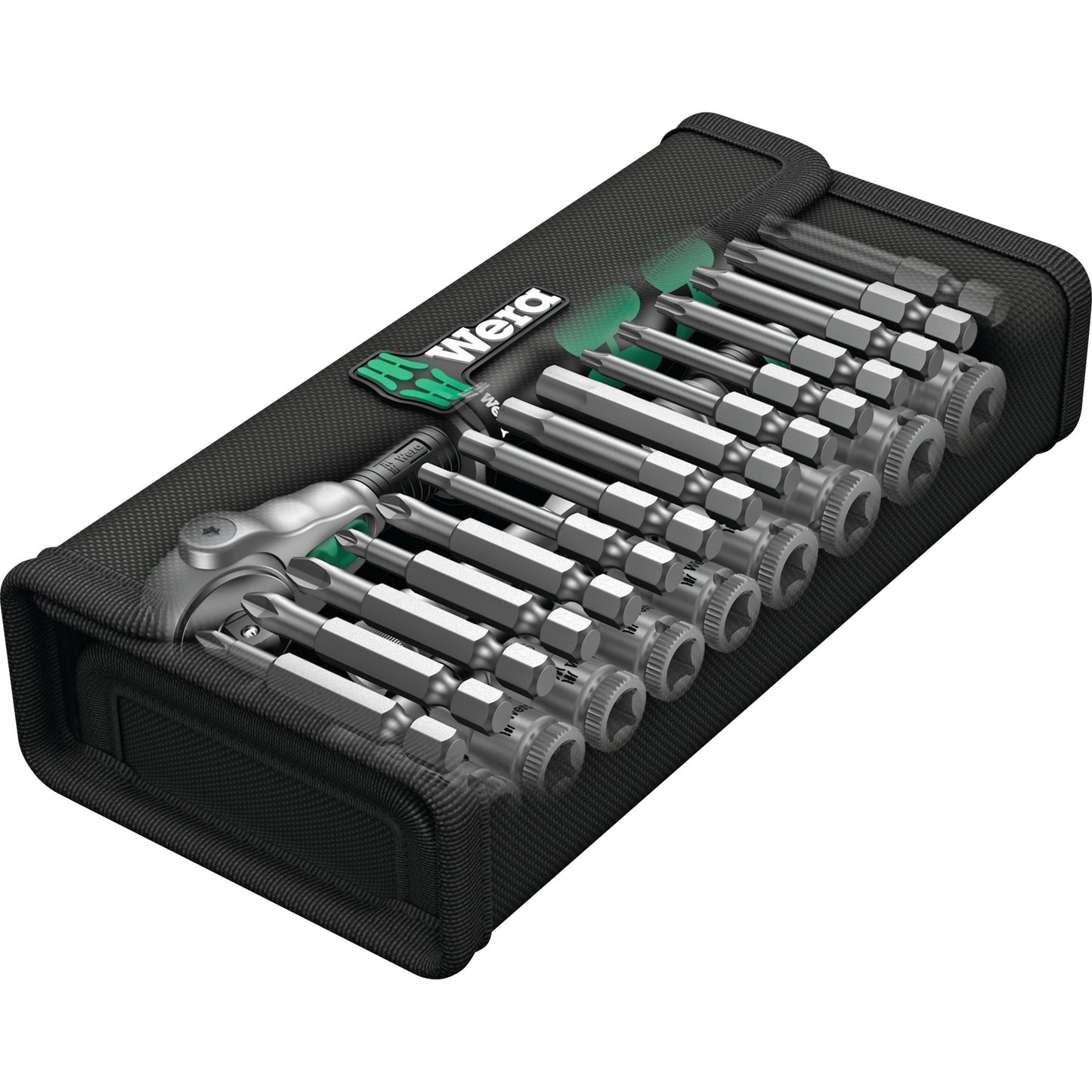 Wera 8100 sa 6 zyklop speed-ratelset 1 4 gereedschapsset (28-delig)