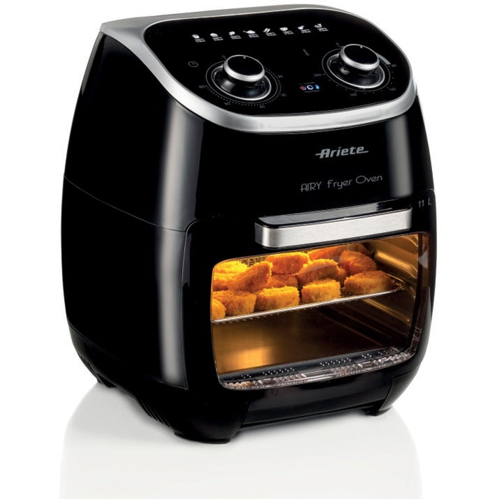 Ariete airy fryer oven 4619 00 heteluchtfriteuse (zwart, 11 liter)