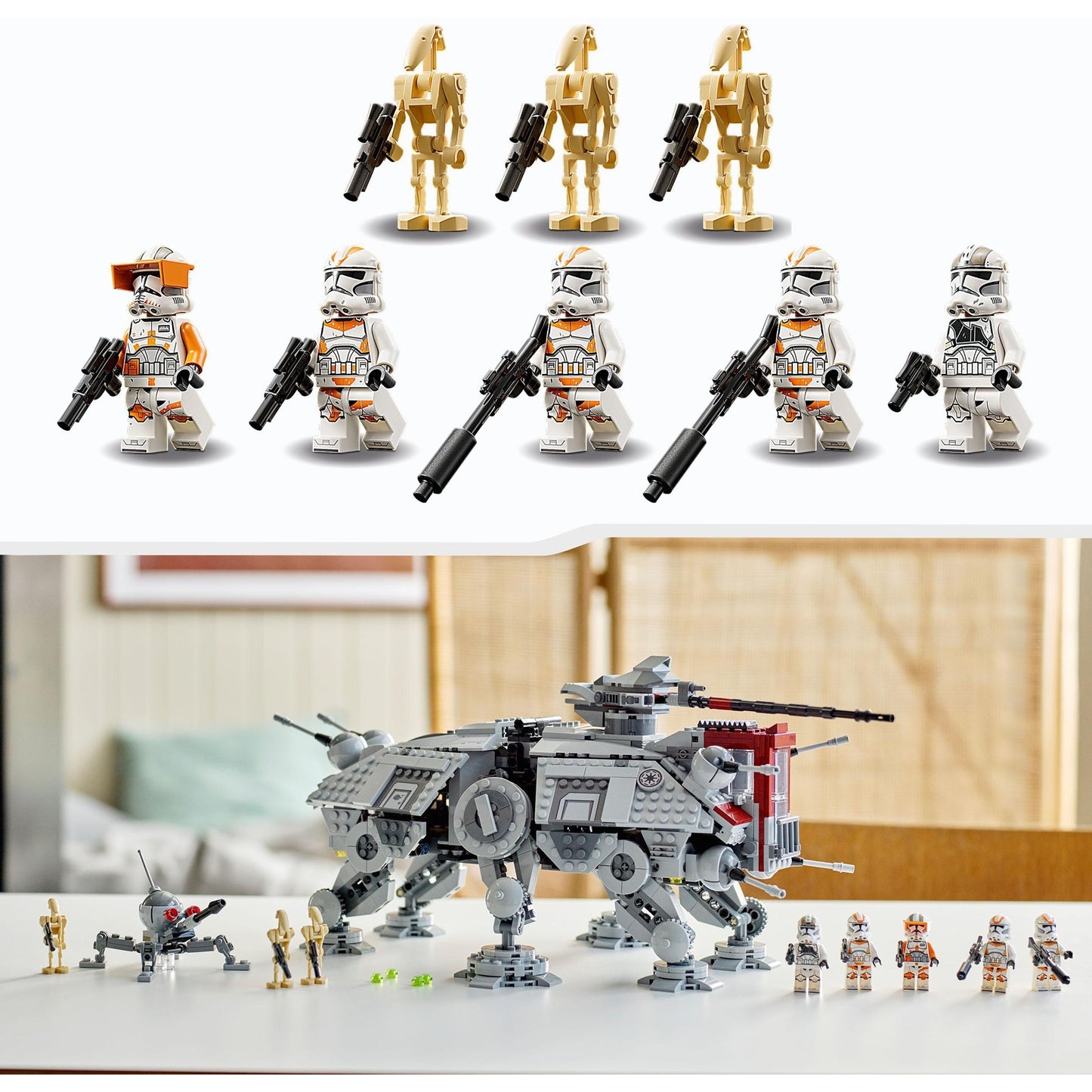 Lego star wars - at-te walker constructiespeelgoed (75337)