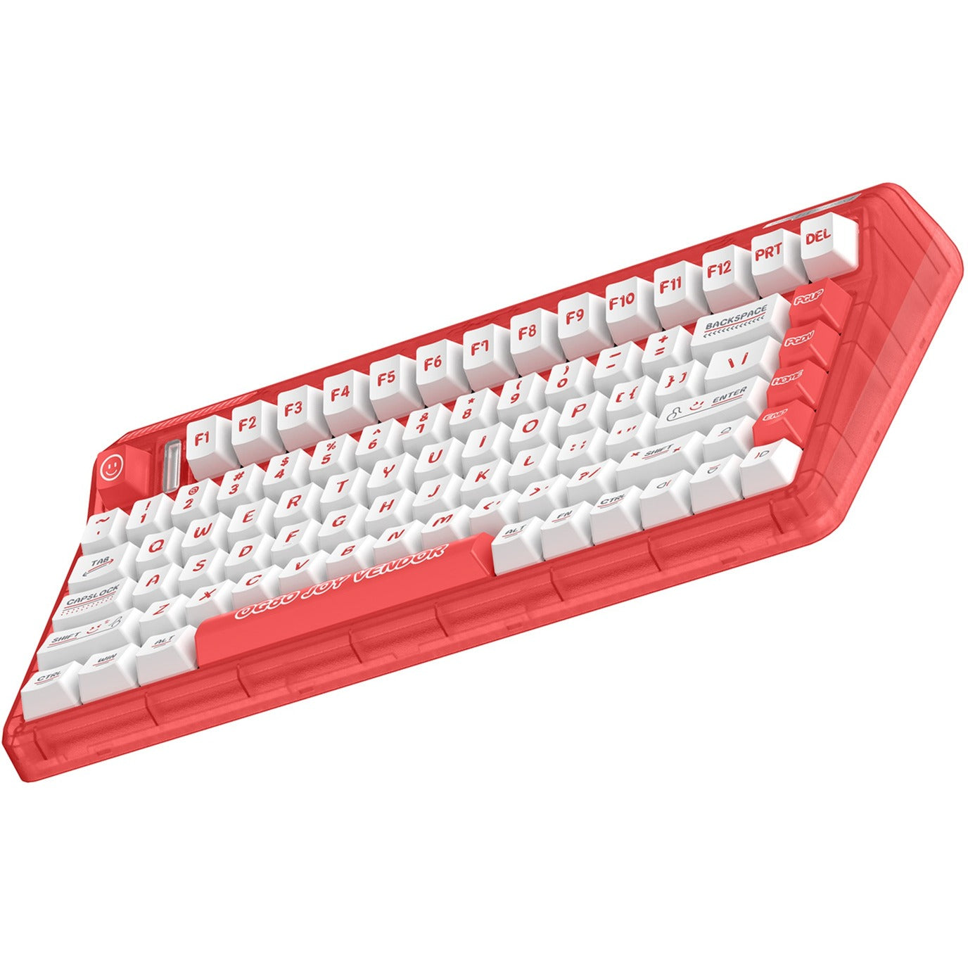 Iqunix og80 joy vendor wireless mechanical keyboard (rood, us lay-out (qwerty), iqunix moonstone, 80% (tkl), rgb leds, hot-swappable, pbt, 2.4ghz | bluetooth 5.1 | usb-c)