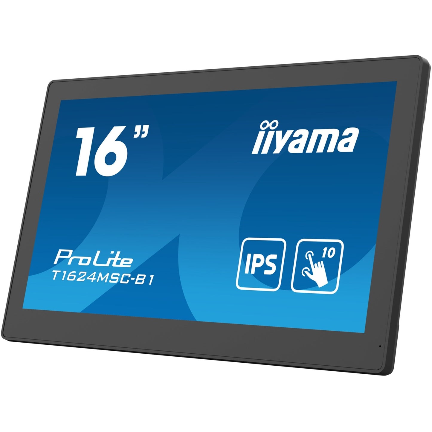 Iiyama prolite t1624msc-b1 15.6 touchscreen monitor (zwart, hdmi, 2x usb-a)