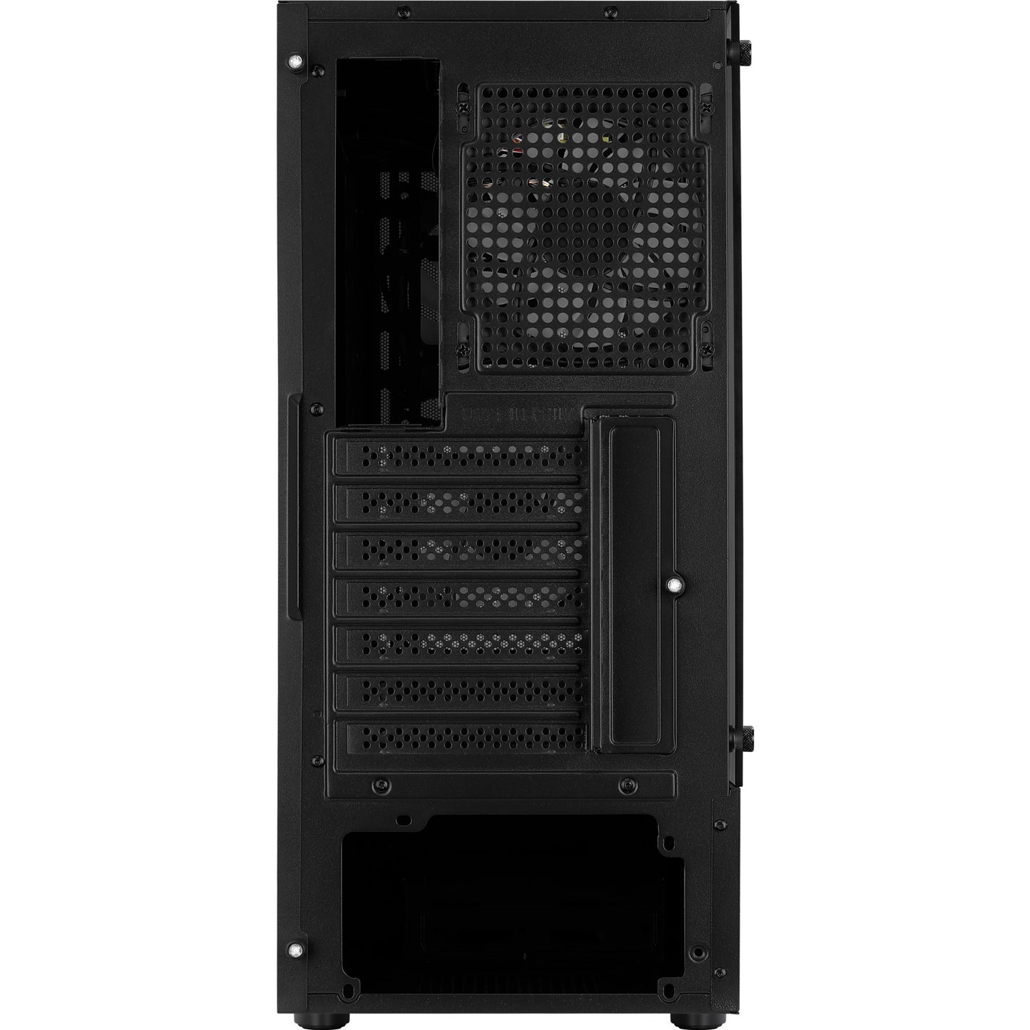 Aerocool quantum mesh v3 midi tower behuizing (zwart grijs | 3x usb-a | rgb | window)