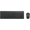 Kensington km150 eq wireless desktop set desktopset (zwart, us lay-out (qwerty), membraan, 100%, 1200 dpi)