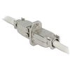 Delock koppeling voor netwerkkabel cat.6a stp (zilver)
