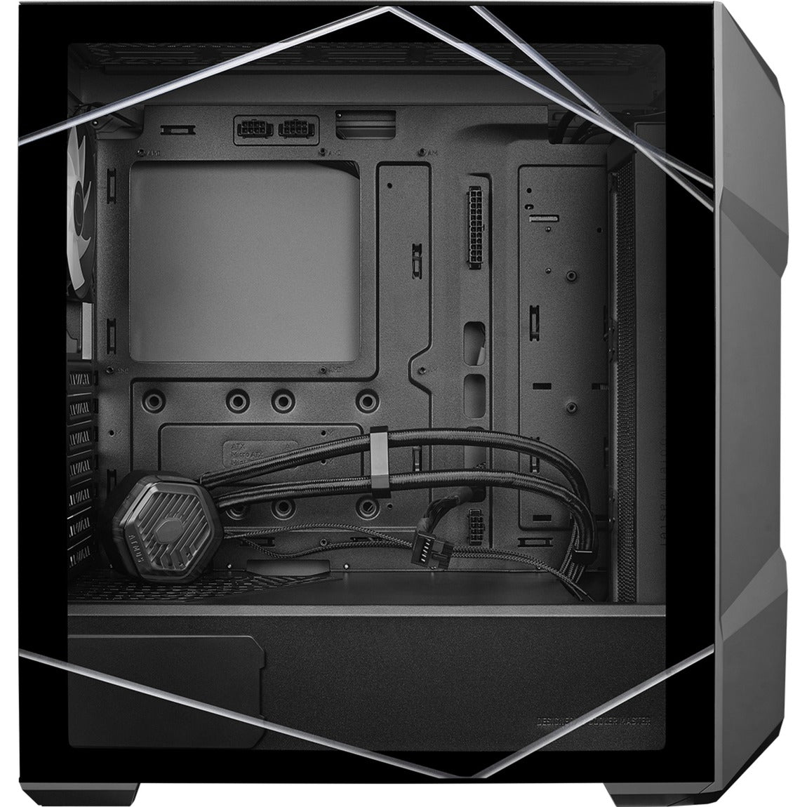 Cooler master td500 max midi tower behuizing (gunmetal | 2x usb-a | 1x usb-c | rgb | tempered glass)
