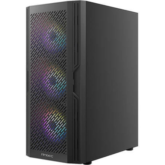 Antec ax20 midi tower behuizing (zwart | 3x usb-a | tempered glass)