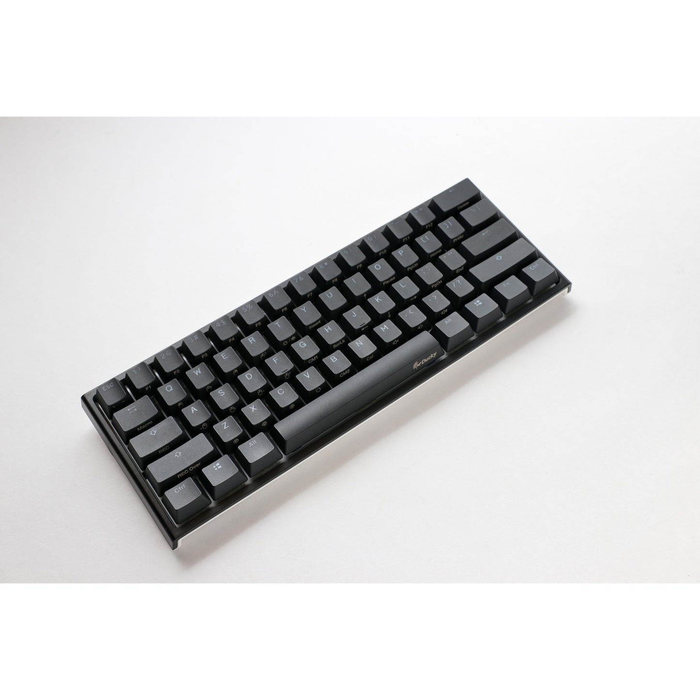 Ducky one 2 pro mini classic rgb mechanisch gaming toetsenbord (zwart, us lay-out (qwerty), cherry mx speed silver, 60%, rgb led, double-shot pbt, quack mechanics)