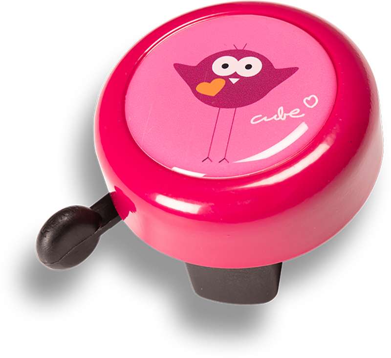 Cube friends bird - cycle bell