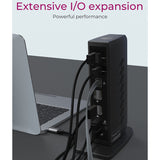 Icy box ib-dk2252ac dockingstation (zwart, usb-a, hdmi, displayport) - afbeelding 4