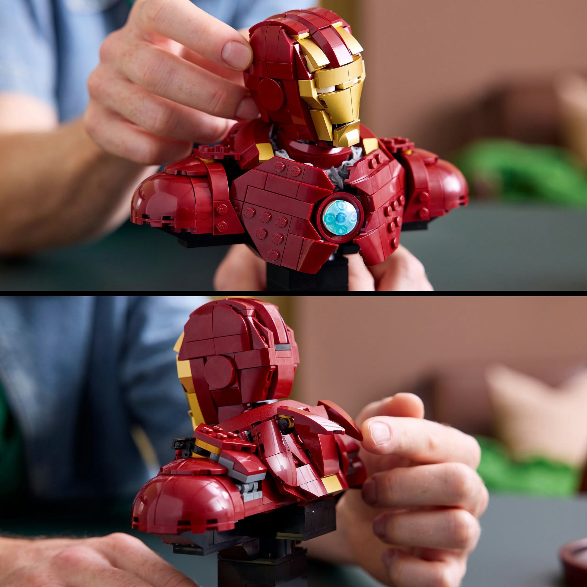 Lego super heroes marvel 76327 iron man mk4 buste