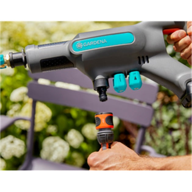 Gardena aquaclean 24 18v p4a - accu hogedrukreiniger - 24 bar - incl. accu en lader