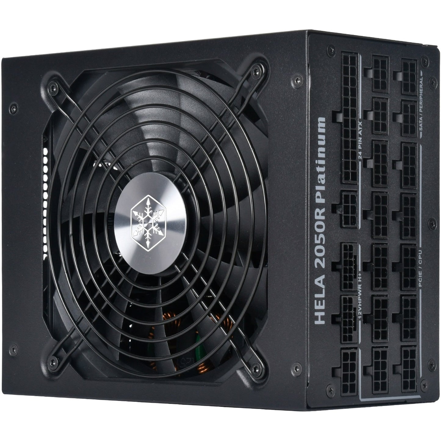 Silverstone hela 2050r platinum, modulaire 2050 watt voeding (zwart, 14x pcie)