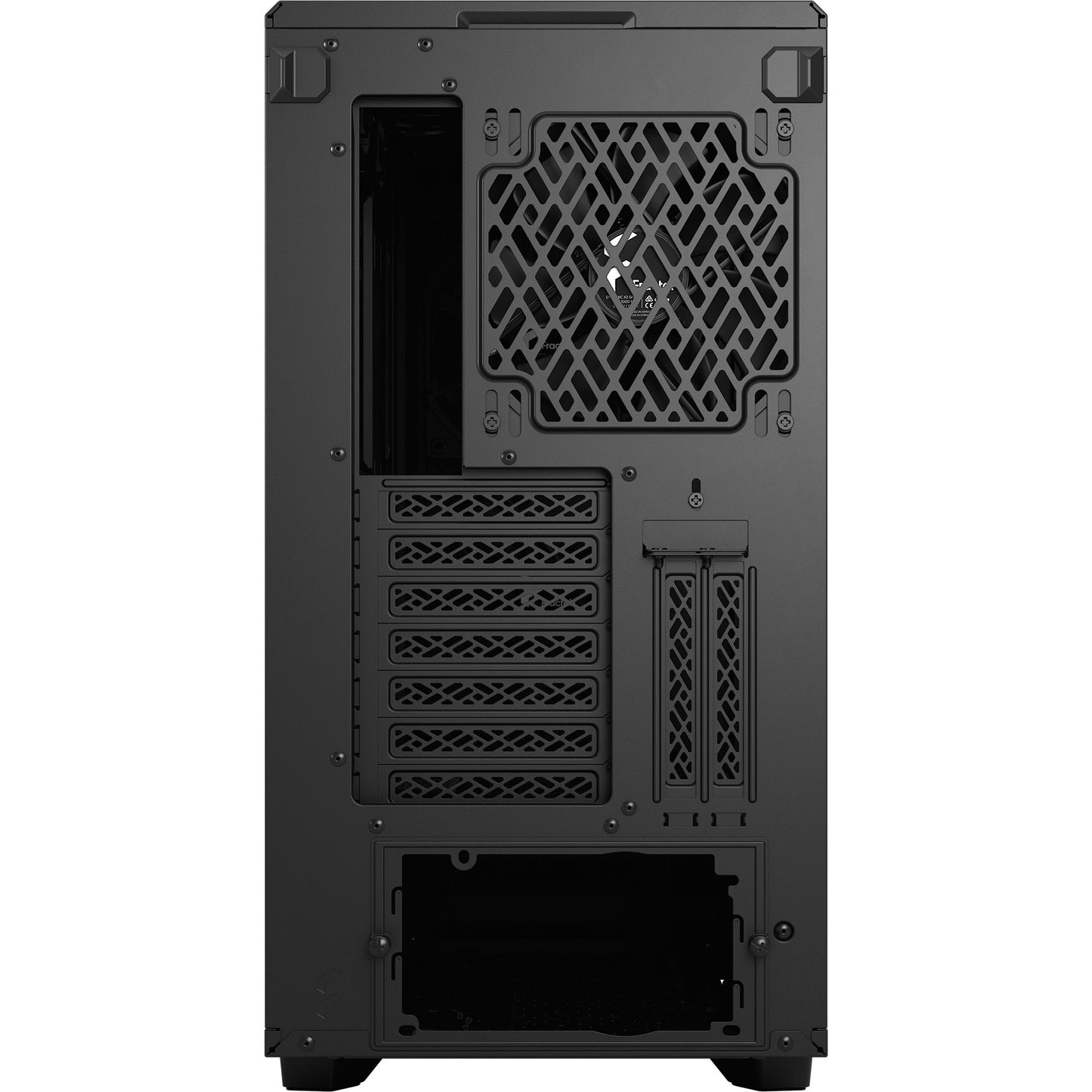 Fractal design meshify 2 light tempered glass midi tower behuizing (zwart | 2x usb-a | 1x usb-c | window)
