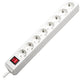 Brennenstuhl eco-line stekkerdoos met schakelaar 8-voudig wit 3m h05vv-f 3g1,5