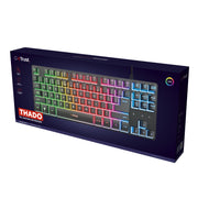 Trust gxt 833 thado toetsenbord met tkl-verlichting (zwart, us lay-out (qwerty), 80% (tkl), rgb) - afbeelding 11