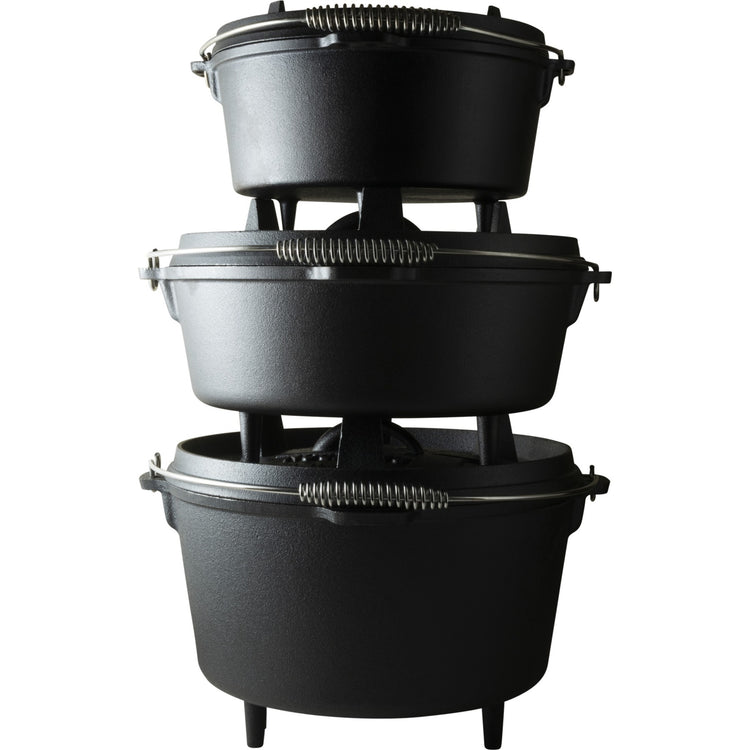 The windmill dutch oven 6 qt kookpan (zwart, ø 31.5 cm | 5.9 liter)