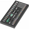 Wera 9700 tool rebel werkplaatswagen 1, 94-delig gereedschapswagen (zwart, incl. 4 schuimrubber inzetstukken met gereedschap)