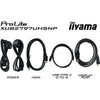 Iiyama prolite xub2797uhsnp-b1 27 4k uhd monitor (zwart, hdmi, displayport, 4x usb-a, usb-c, rj-45)