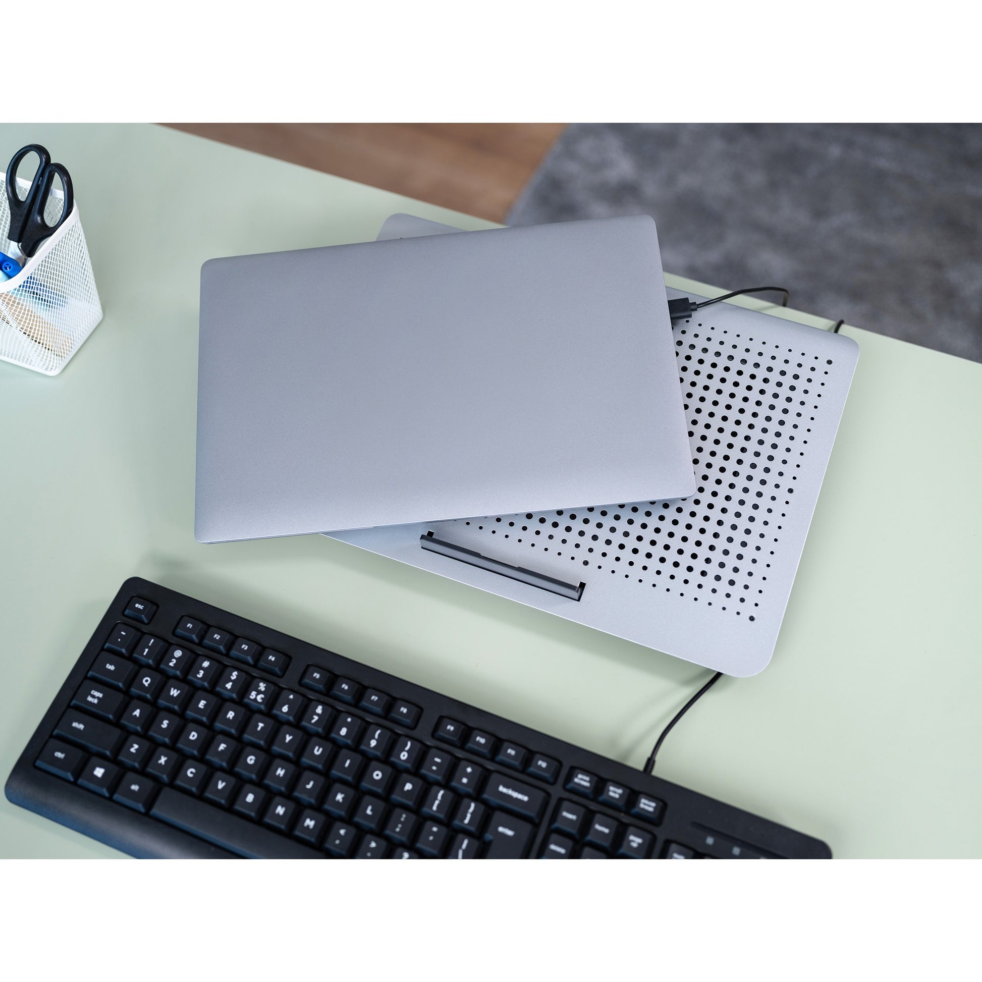 Trust exto laptop cooling stand laptopkoeler (grijs)