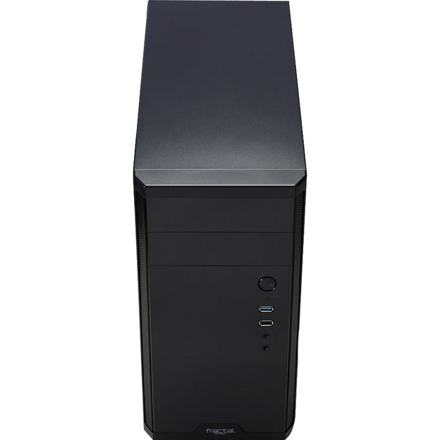Fractal design core 1100 mini tower behuizing (zwart | 2x usb-a)