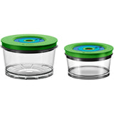 Bosch vacuüm opbergdozen mmzv0sb2 container (transparant groen, 2 stuks) - afbeelding 1