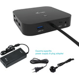 I-tec usb-c hdmi dp docking station with power delivery 100 w (zwart) - afbeelding 1