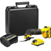 Stanley fatmax v20 18v multitool multifunctioneel gereedschap (geel zwart, koffer, 2 accu's (2.0ah) en oplader (2a) inbegrepen)