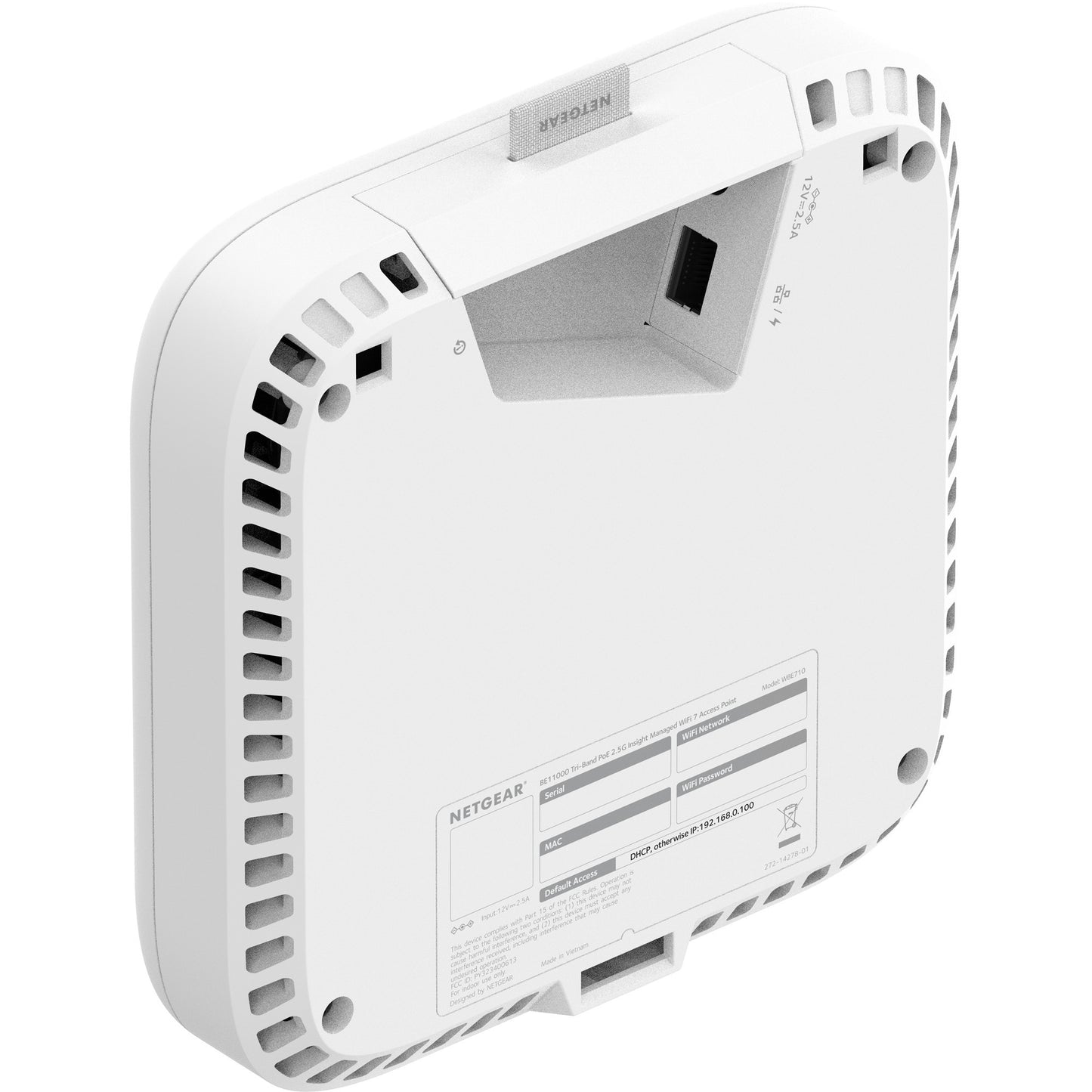 Netgear wbe710 insight manageable wifi 7 access point mesh access point (wit)